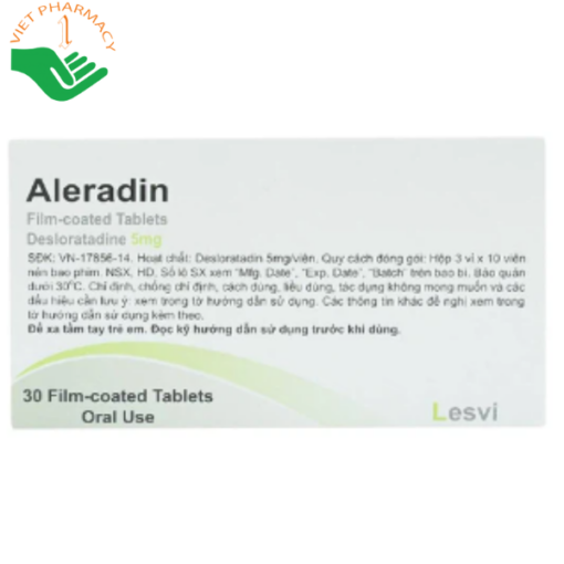 Thuốc Aleradin 5mg Lesvi