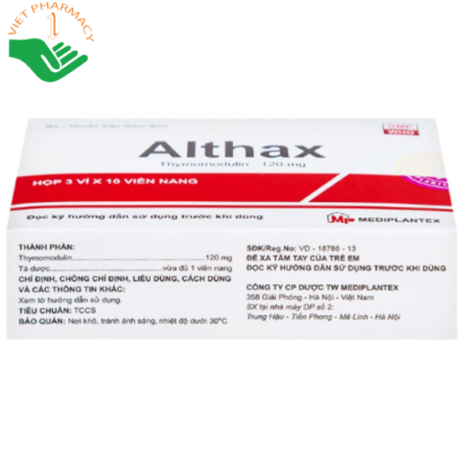 Thuốc Althax 120mg Mediplantex