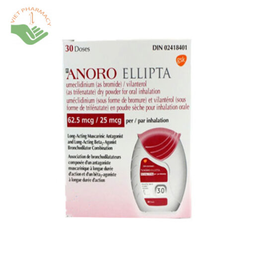 Anoro Ellipta 62,5/25Mcg