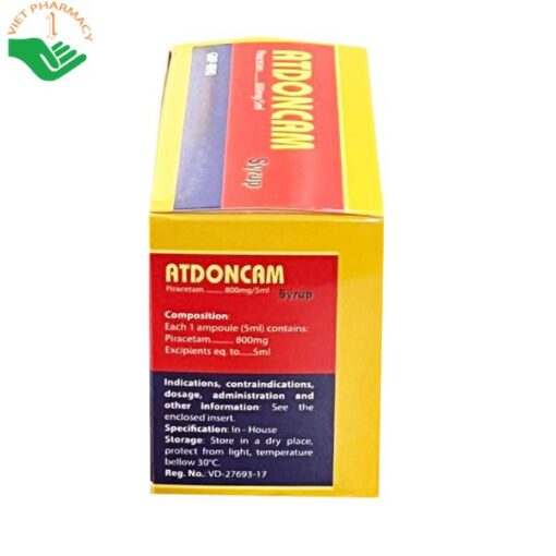 Thuốc Atdoncam điều trị các bệnh lý liên quan đến não bộ