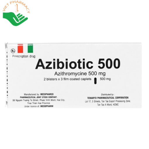 Thuốc Azibiotic 500 Medipharco