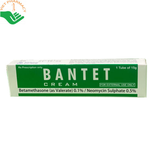 Thuốc BANTET Cream 15g điều trị các bệnh ngoài da