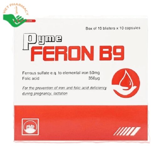 Thuốc bổ Feron B9 phòng ngừa thiếu máu và sắt