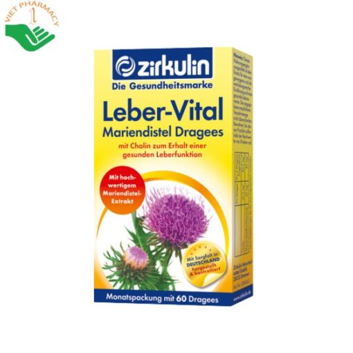 Thuốc Bổ Gan Zirkulin Leber Vital Mariendistel Dragees