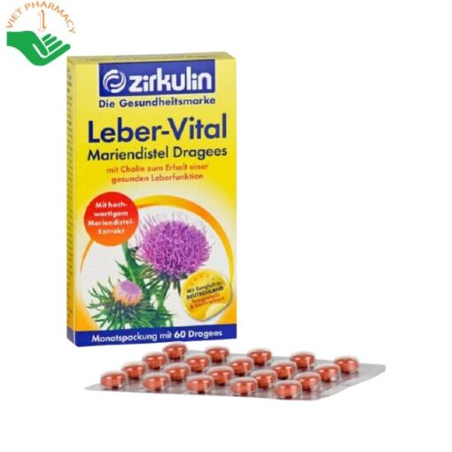 Thuốc Bổ Gan Zirkulin Leber Vital Mariendistel Dragees