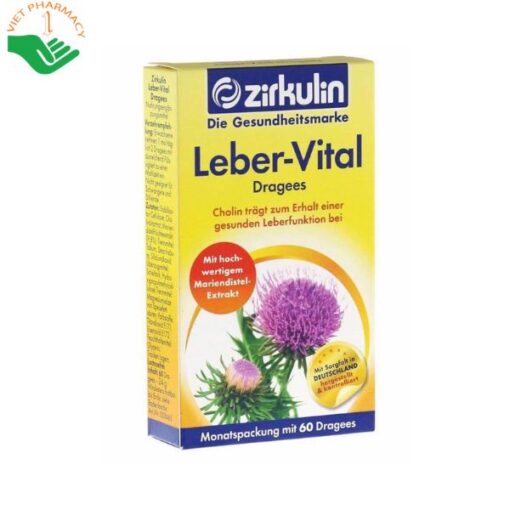 Thuốc Bổ Gan Zirkulin Leber Vital Mariendistel Dragees