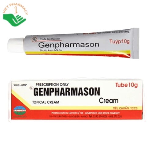 Thuốc bôi Genpharmason 10g điều trị bệnh ngoài da