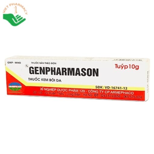 Thuốc bôi Genpharmason 10g điều trị bệnh ngoài da