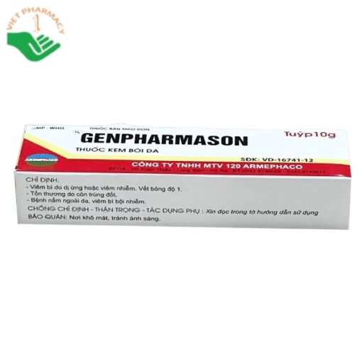 Thuốc bôi Genpharmason 10g điều trị bệnh ngoài da