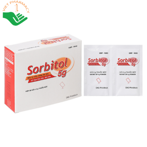 Thuốc bột Sorbitol DHG 5g trị táo bón