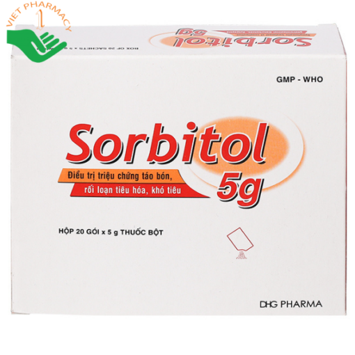 Thuốc bột Sorbitol DHG 5g trị táo bón