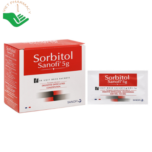 Thuốc bột Sorbitol Sanofi 5g