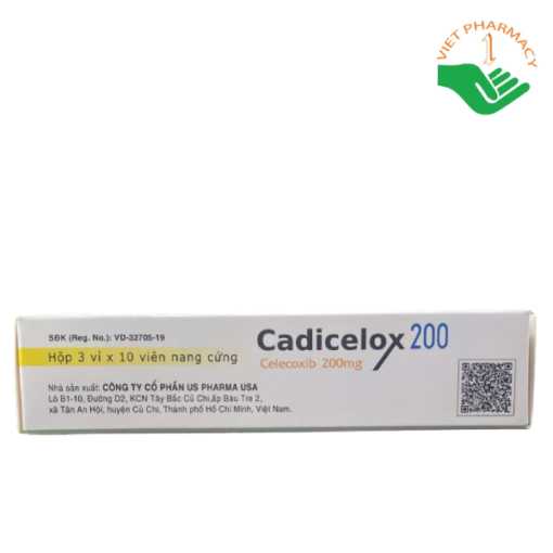 Thuốc Cadicelox 200 USA Pharma (Hộp 3 vỉ x 10 viên)