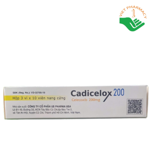 Thuốc Cadicelox 200 USA Pharma (Hộp 3 vỉ x 10 viên)