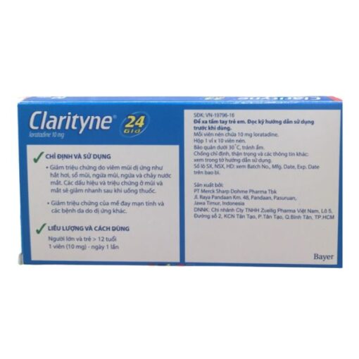 Thuốc dị ứng Clarityne