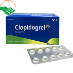 Thuốc Clopidogrel 75mg phòng ngừa nhồi máu cơ tim, đột quỵ