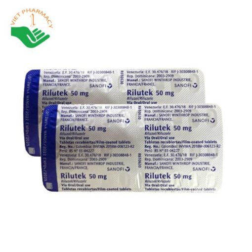 Thuốc điều trị bệnh xơ cứng teo cơ bên (ALS) Rilutek 50 mg