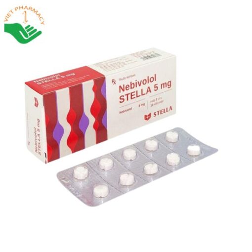 Thuốc điều trị cao huyết áp Nebivolol Stella 5mg