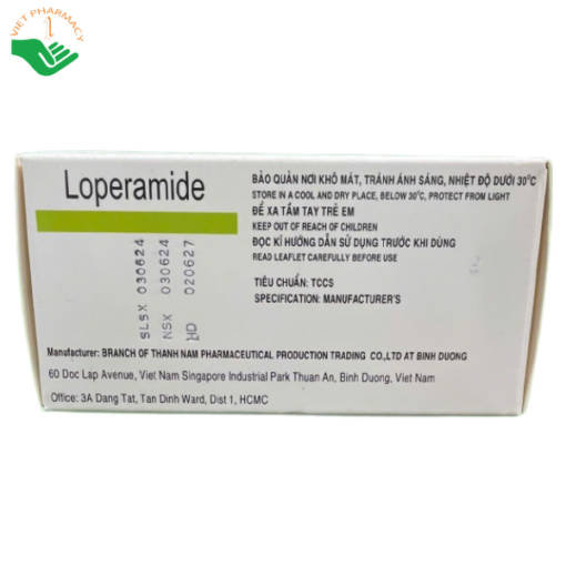 Thuốc điều trị chứng tiêu chảy cấp Loperamide