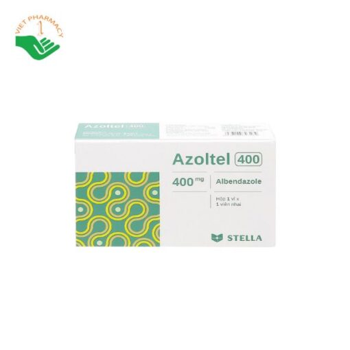 Thuốc điều trị giun sán Azoltel 400