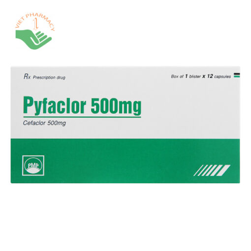 Thuốc điều trị nhiễm khuẩn Pyfaclor 500mg