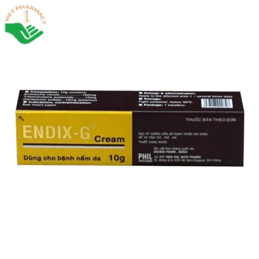 Thuốc Endix-G 10g điều trị bệnh ngoài da