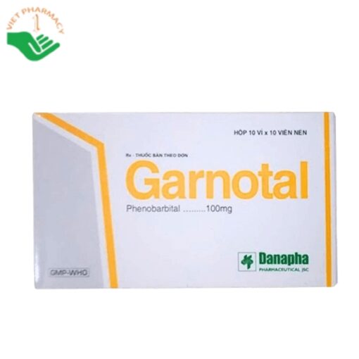 Thuốc Garnotal 100mg điều trị động kinh