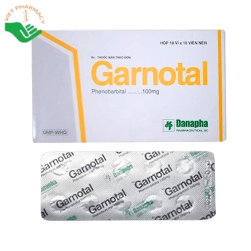 Thuốc Garnotal 100mg điều trị động kinh