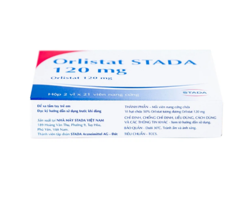 Thuốc giảm cân Orlistat Stada 120mg