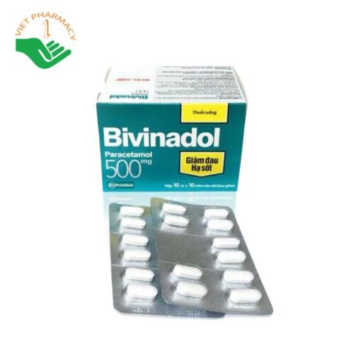 Thuốc giảm đau hạ sốt Bivinadol 500mg