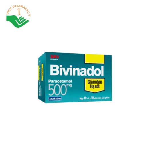 Thuốc giảm đau hạ sốt Bivinadol 500mg