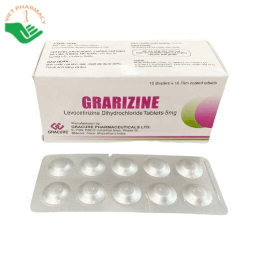 Thuốc Grarizine 5mg điều trị viêm mũi dị ứng