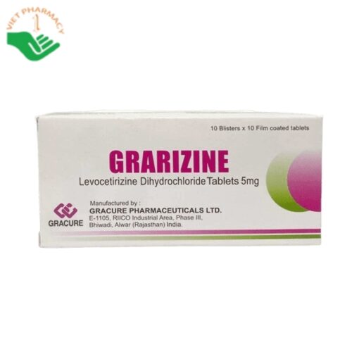 Thuốc Grarizine 5mg điều trị viêm mũi dị ứng