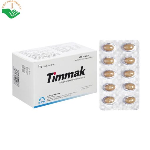 Thuốc hạ huyết áp thế đứng Timmak 3mg