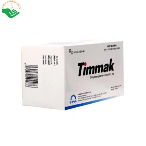 Thuốc hạ huyết áp thế đứng Timmak 3mg