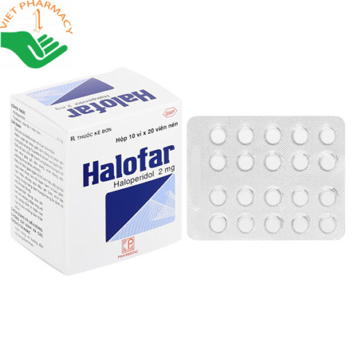 Thuốc HALOFAR 2mg trị các biểu hiện rối loạn tâm thần