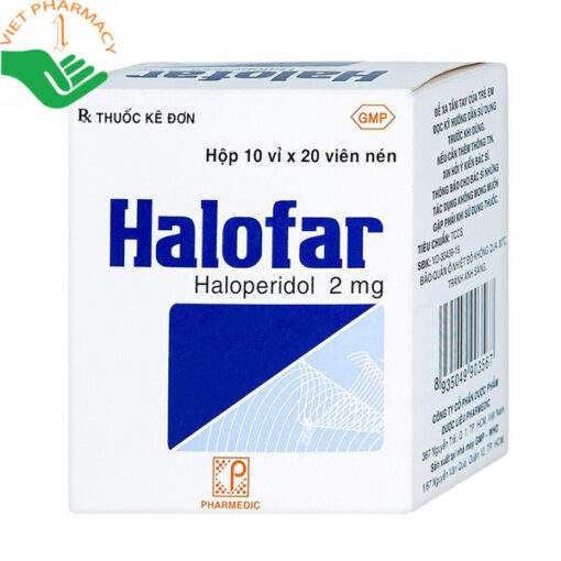 Thuốc HALOFAR 2mg trị các biểu hiện rối loạn tâm thần