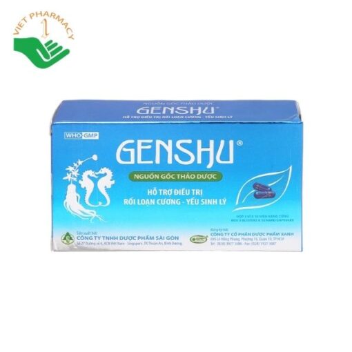 Thuốc hỗ trợ điều trị rối loạn sinh lý GenShu