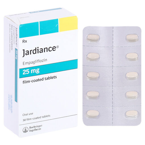 Thuốc Jardiance 25mg trị tiểu đường tuýp 2 (3 vỉ x 10 viên)