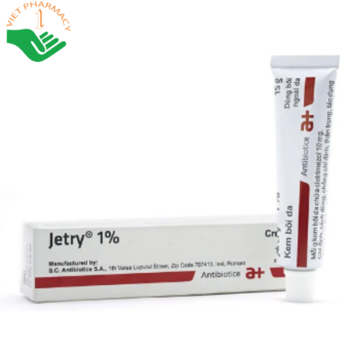 Thuốc kem Jetry 1% Antibiotice