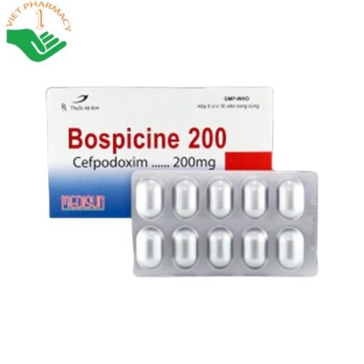 Thuốc kháng sinh Bospicine 200