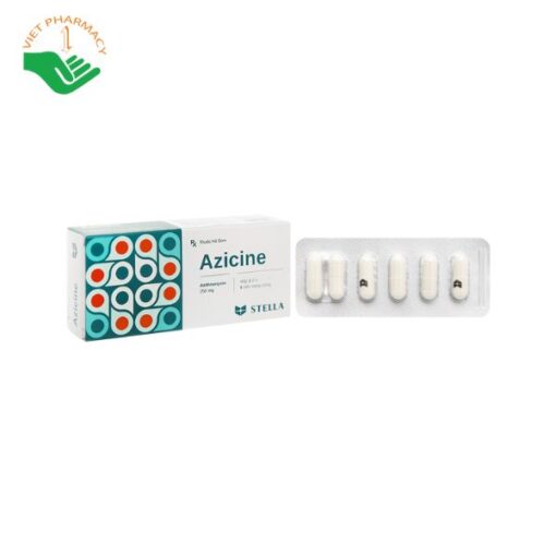 Thuốc kháng sinh điều trị nhiễm trùng Azicine 250mg