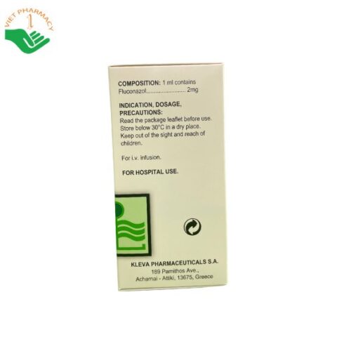 Thuốc Klevaflu Fluconazole 2mg/1ml