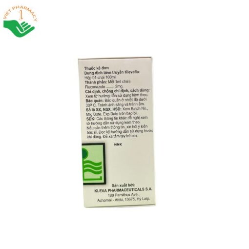 Thuốc Klevaflu Fluconazole 2mg/1ml