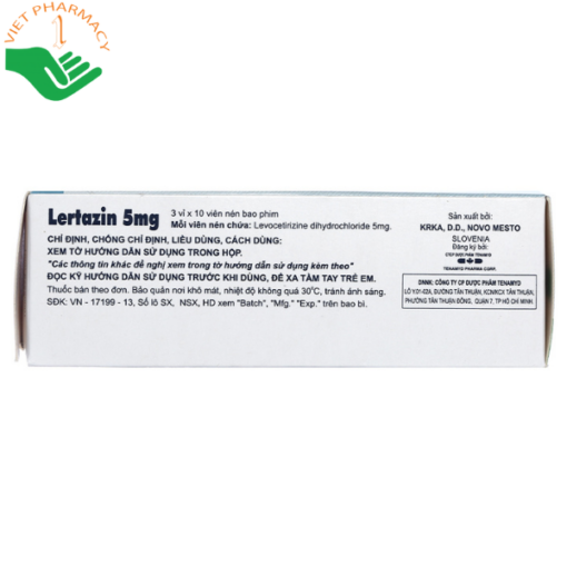 Thuốc Lertazin 5mg KRKA