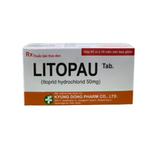 Thuốc Litopau Tab 50mg điều trị các triệu chứng viêm dạ dày