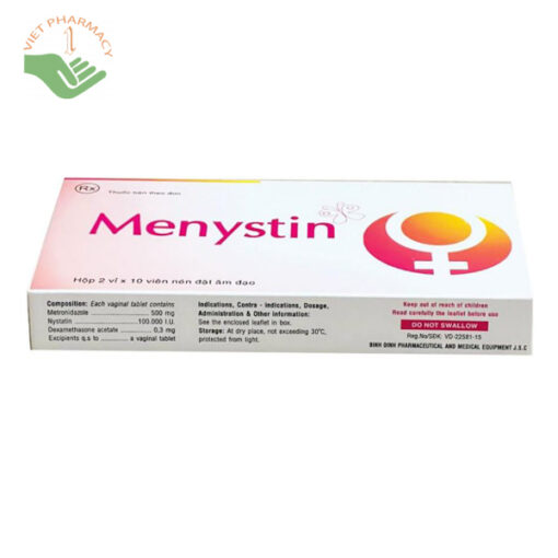 Menystin - Thuốc điều trị viêm âm đạo hiệu quả