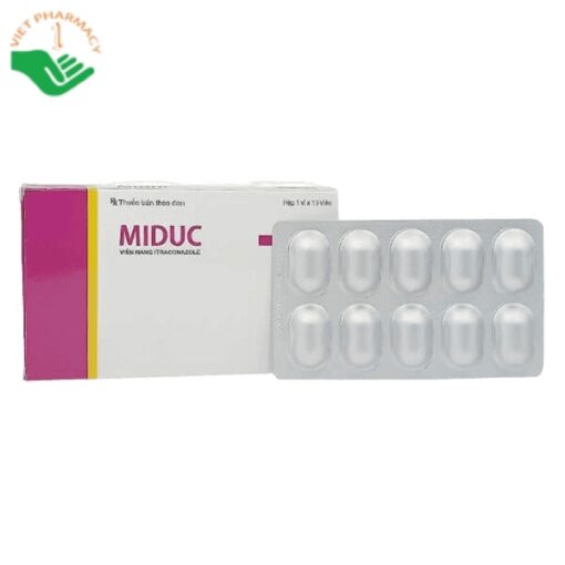 Thuốc Miduc 100mg điều trị nấm