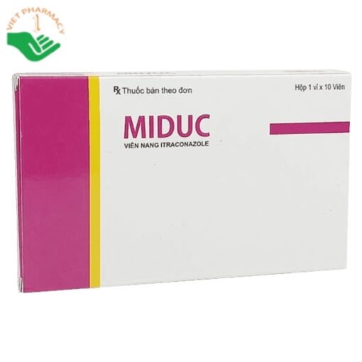 Thuốc Miduc 100mg điều trị nấm