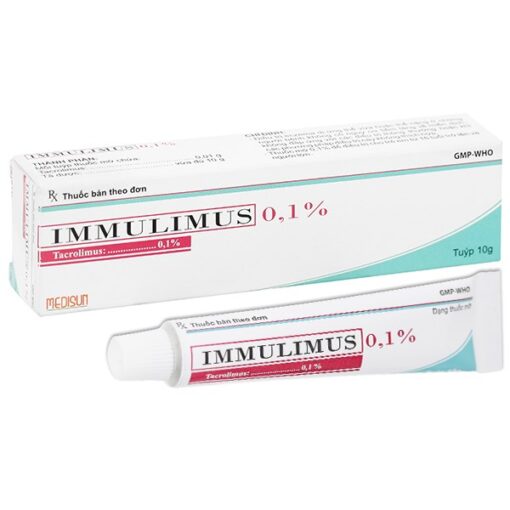 Immulimus 0.1% Tuýp 10g - Thuốc mỡ bôi da trị eczema